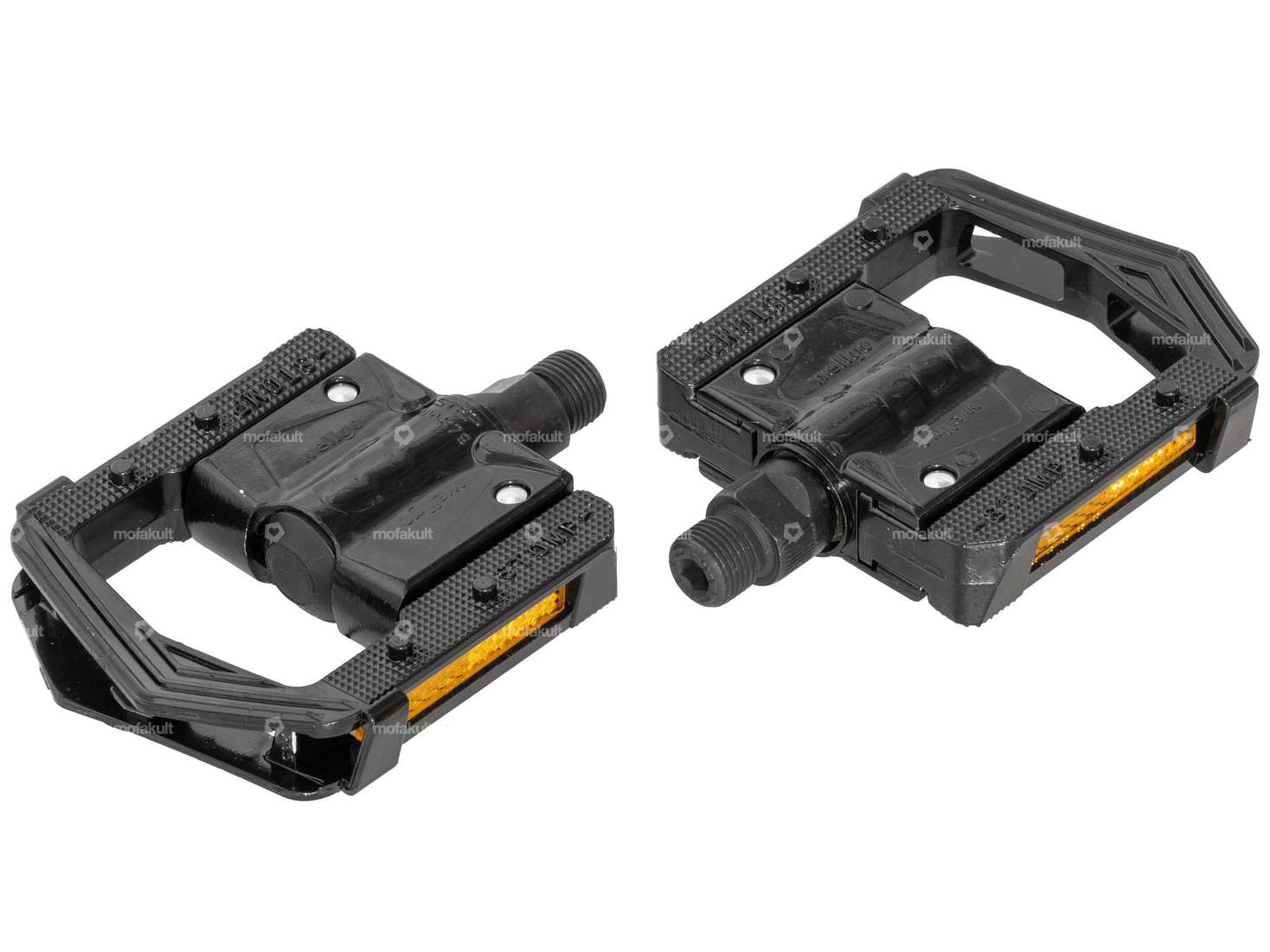 wellgo pedals foldable aluminum black Carousel Image 2