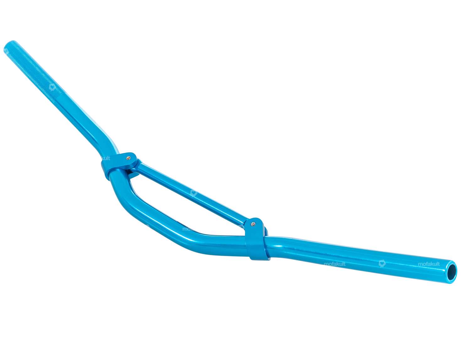 66HEROES racing handlebar fork plate 7 cm aluminum blue Carousel Image 2