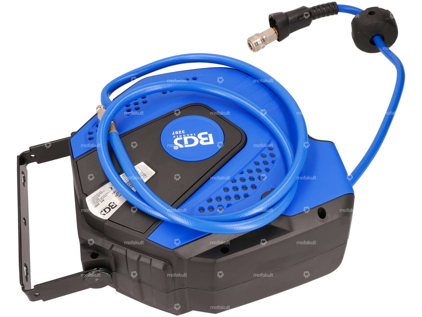 BGS compressed air hose reel wall mounting 10m / 1/4" connection Carousel Image 2