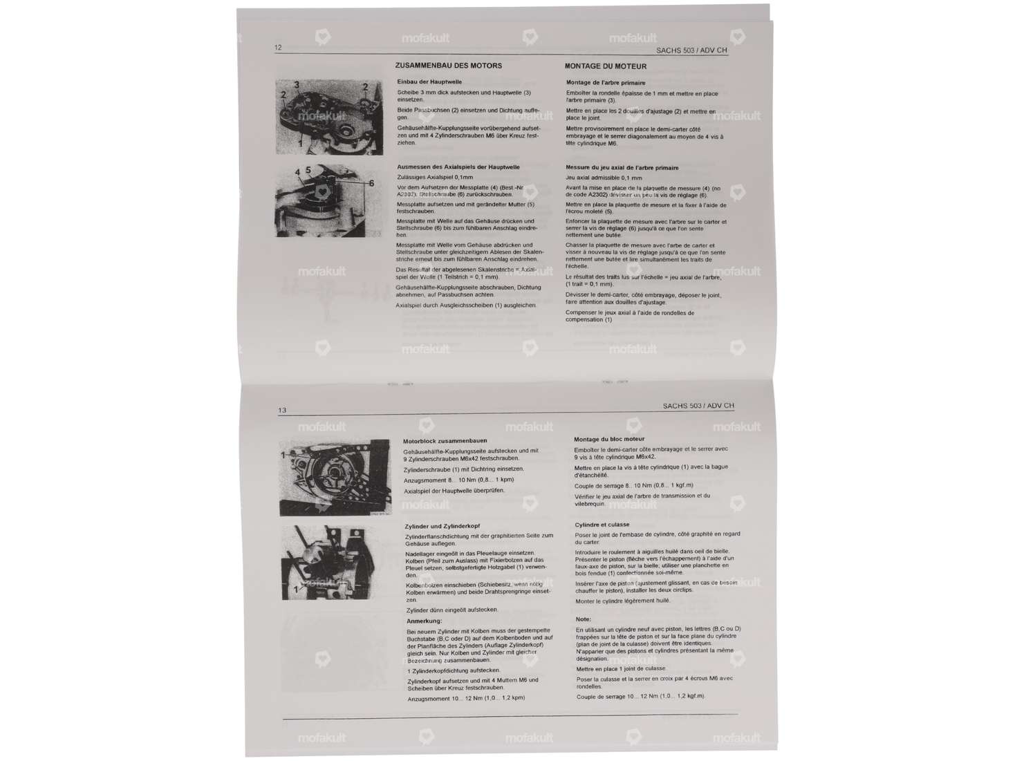 Reparaturanleitung 317.81 ACO D-F | Sachs 503 ADV CH Carousel Image 3