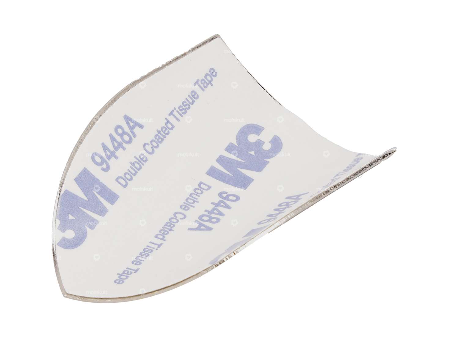 66HEROES Lenkkopfschild gebogen Chrom Carousel Image 2