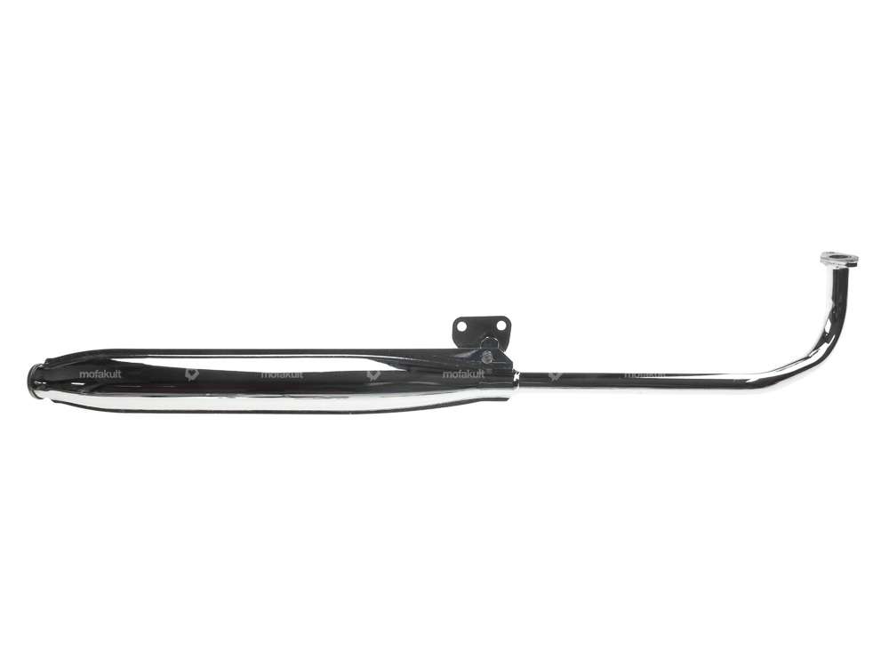 Auspuff 22 mm gerader Auslass Chrom | Tomos Carousel Image 1