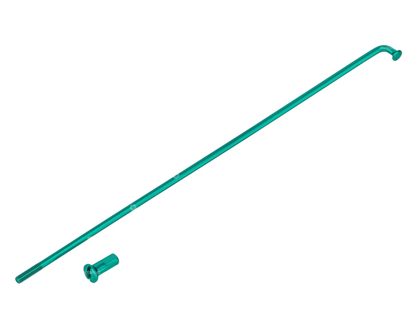 GPO 17" Speiche einzeln inkl. Nippel (2.9 x 188 mm) grün Carousel Image 1