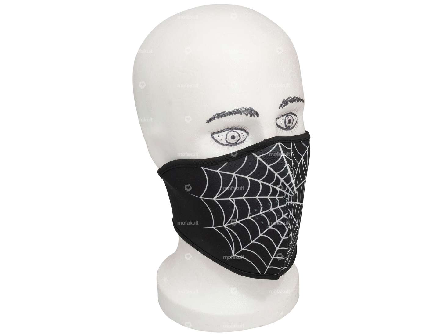 Face mask "Spider Web" black Carousel Image 1