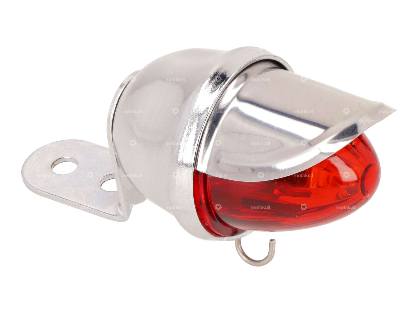Tail light "Mississippi" (small) chrome / red Carousel Image 1