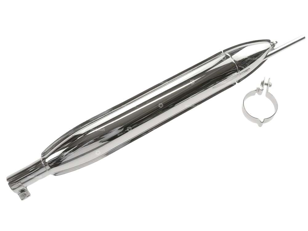 Endtopf (Ø 27 / 60 mm) Chrom Auspuff | ILO Carousel Image 1