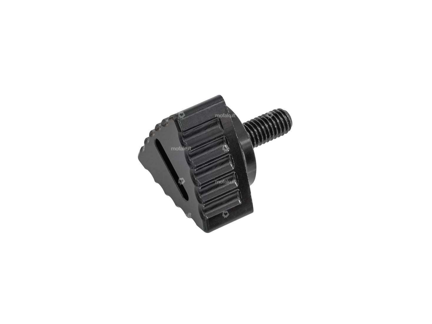 66HEROES Seitenschutzschraube CNC 13 mm Alu schwarz (Vollmaterial) Carousel Image 1