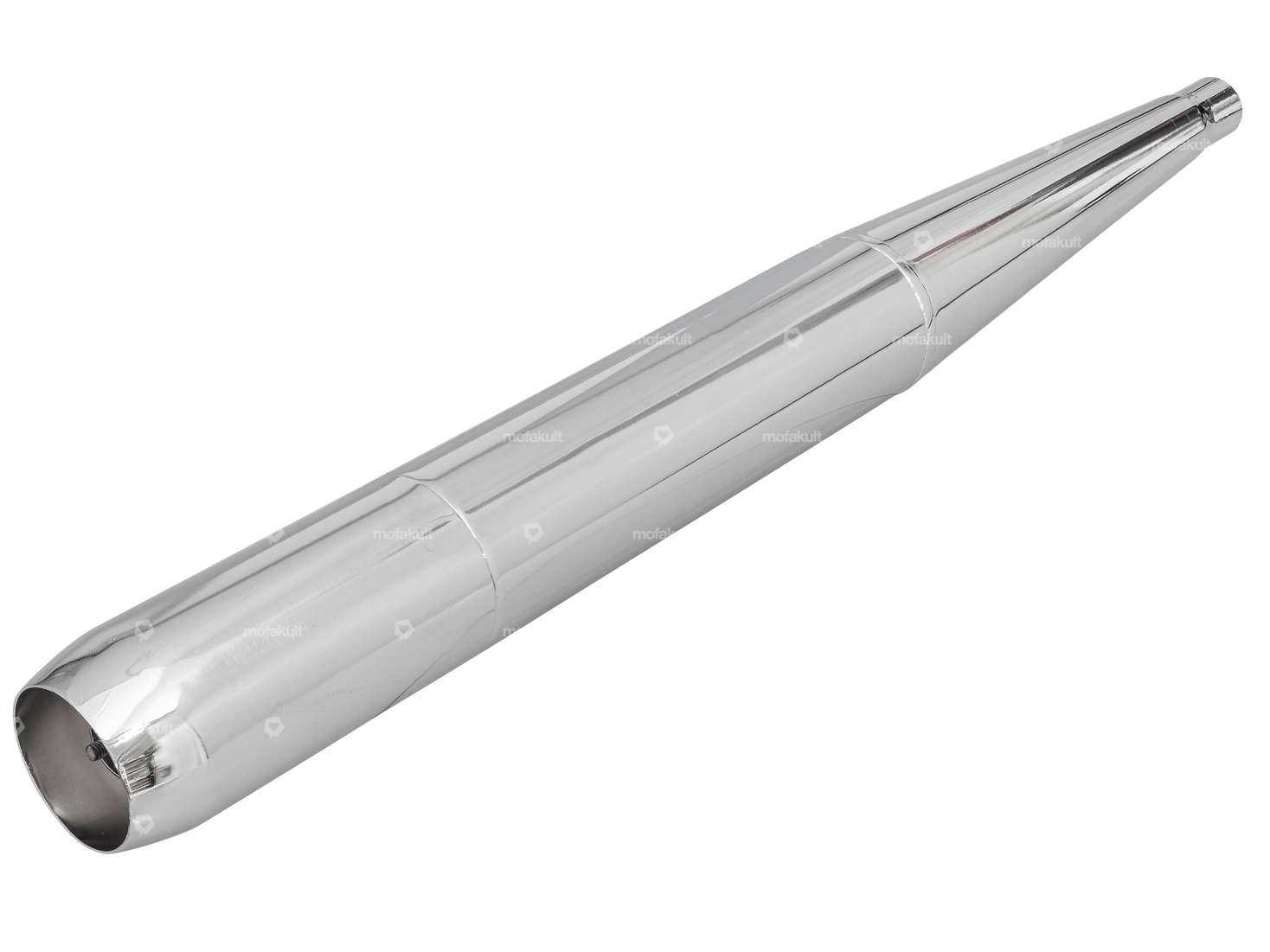 Jamarcol Endtopf Zigarre Ø 28 / 70 mm Chrom | Kreidler Carousel Image 2