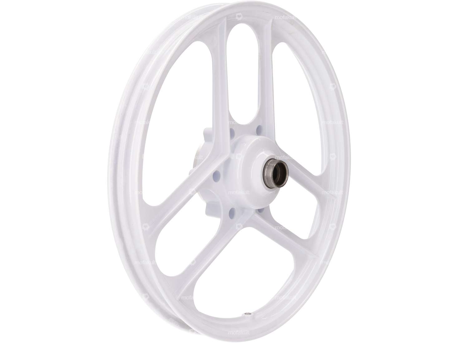 Grimeca alloy rim 16" white (3/6 spoke) rear | Pony Cross 521 Carousel Image 2