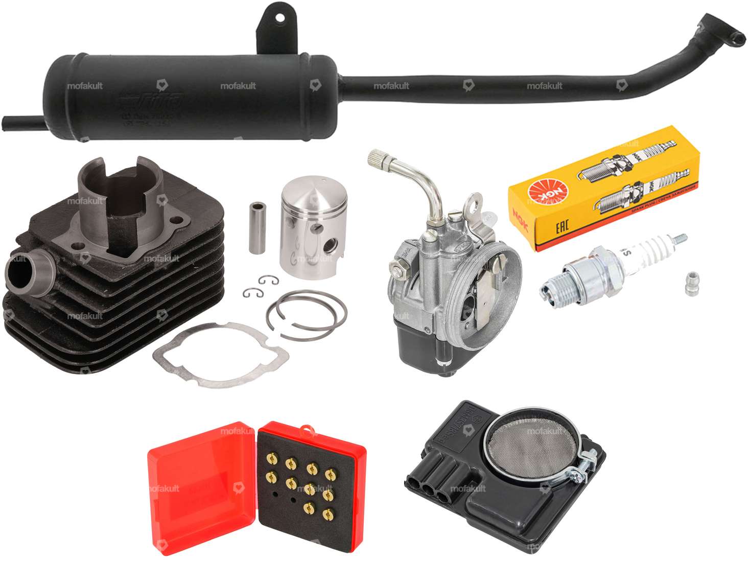 DR 38 mm Alltags-Tuning-Set | Piaggio Ciao, SI Carousel Image 1