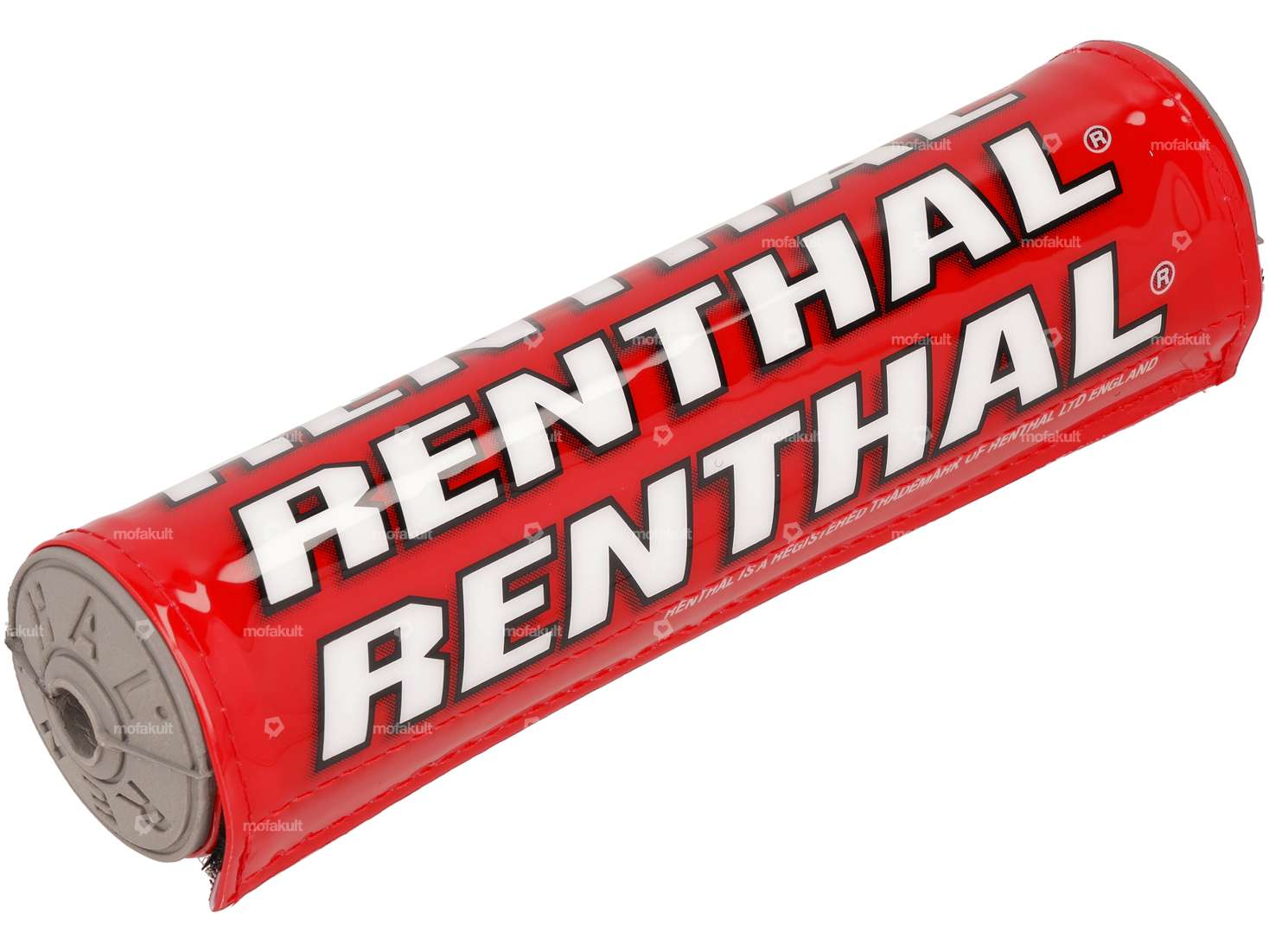 RENTHAL Lenkerschutz rot / weiss / schwarz 22 cm Carousel Image 1