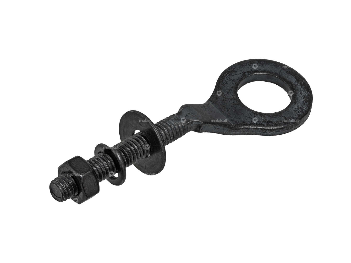 GPO Radspanner 12 mm gekröpft massiv (per Stück) schwarz Carousel Image 1