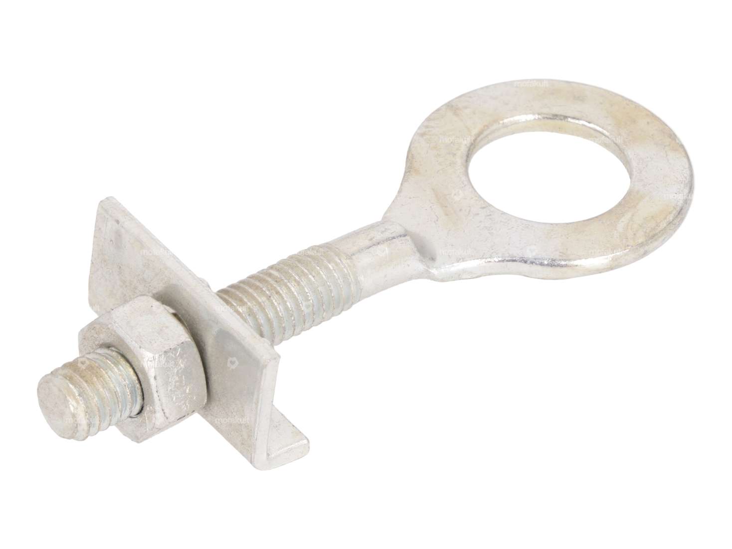 Radspanner Ø 12.9 mm M6 Führungsblech gerade verzinkt Carousel Image 1