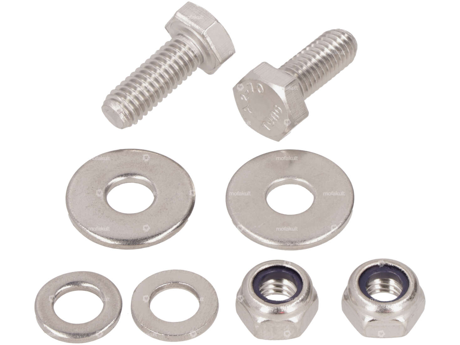 swiing® revival screw set mounting rear light Inox | Pony Cross 521 Carousel Image 1