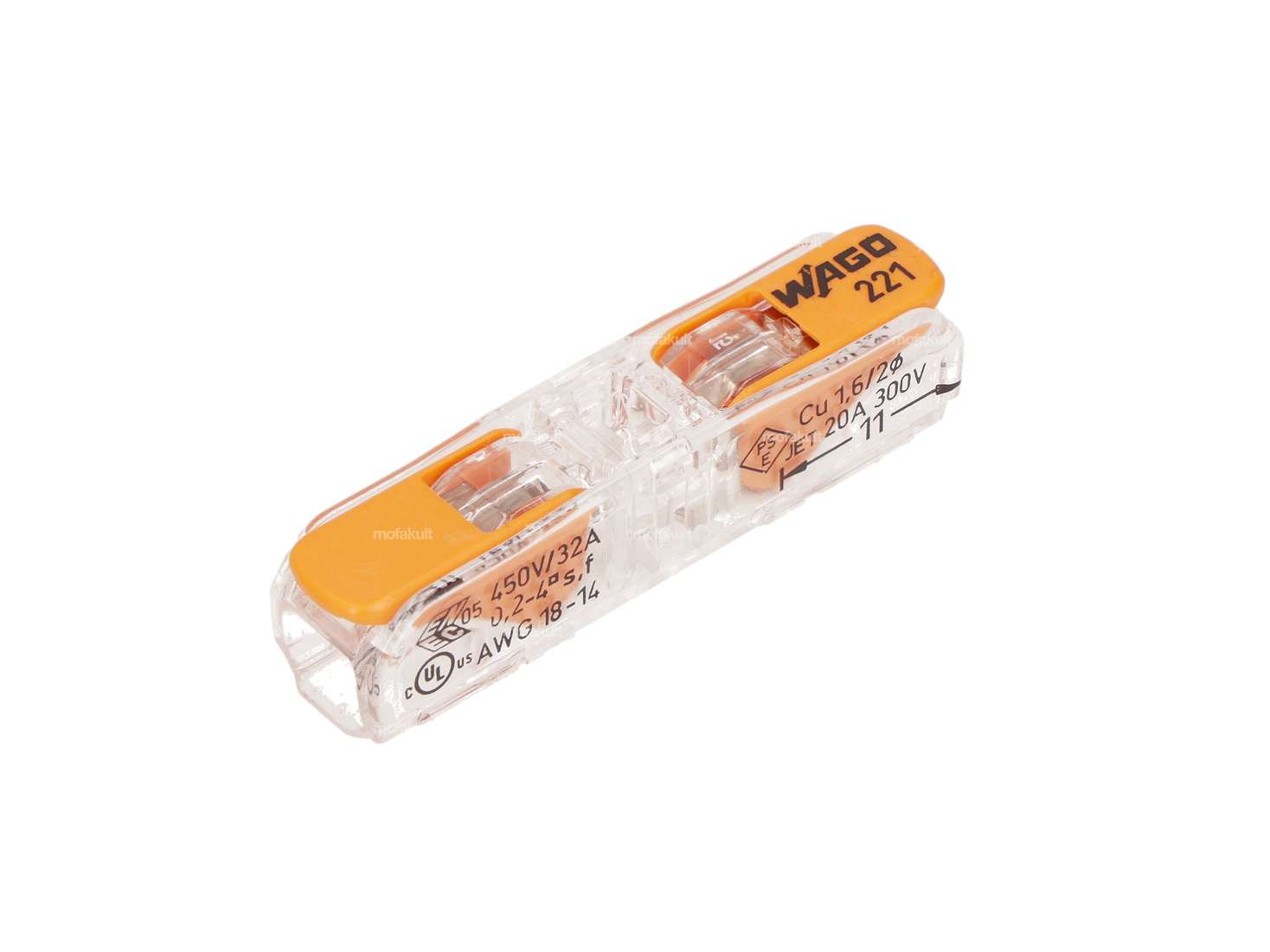 WAGO Durchgangs-Verbinder 4 mm mit Hebel Carousel Image 1