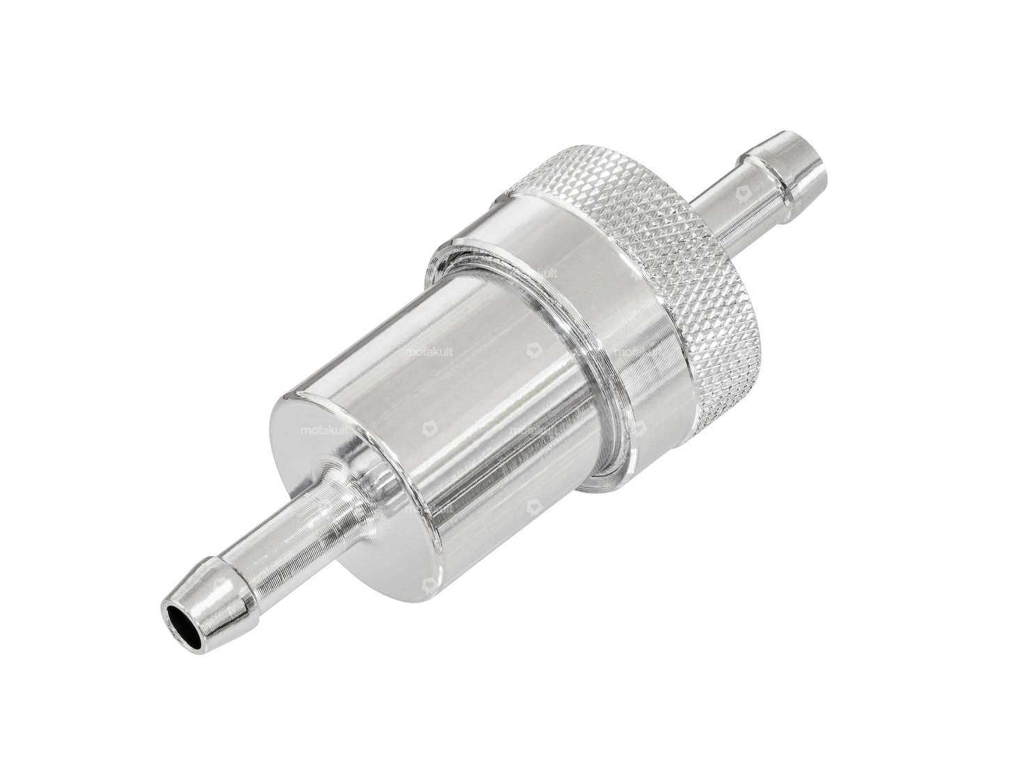 GPO fuel filter connection 6 mm aluminum silver (removable) Carousel Image 1