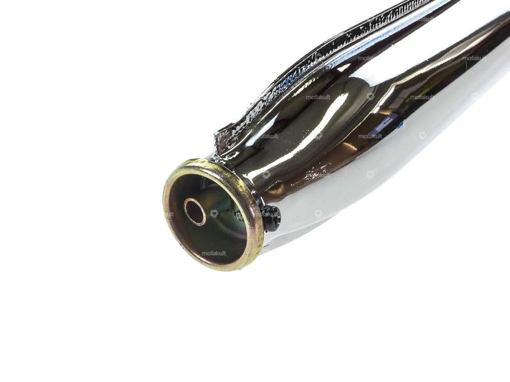 Auspuff 25 mm gerader Auslass Chrom | Tomos Carousel Image 4