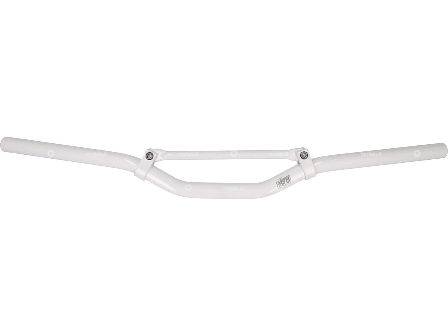 STR8 Rennlenker Gabelplatte 7 cm / schmal Aluminium weiss Carousel Image 1