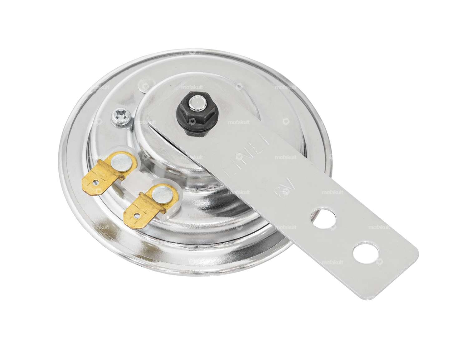 GPO Horn 12V chrome (AC - alternating current) Carousel Image 2