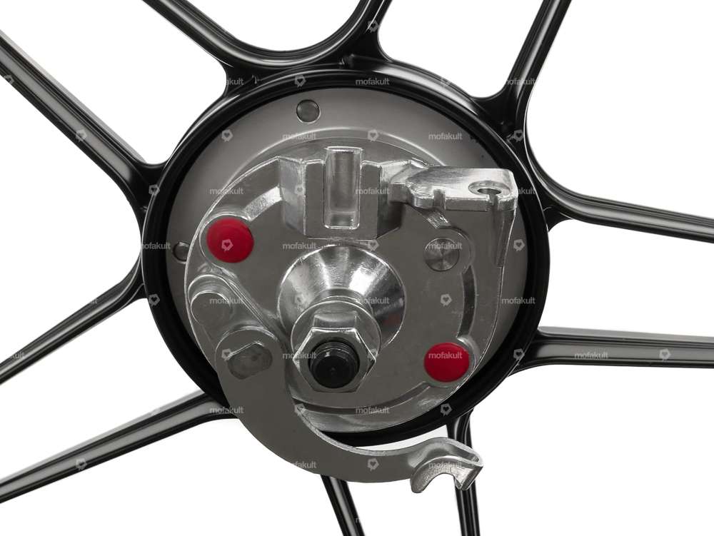 Vorderrad-Set Guss schwarz | Puch Maxi, Supermaxi, X30 NG-2AH Carousel Image 4