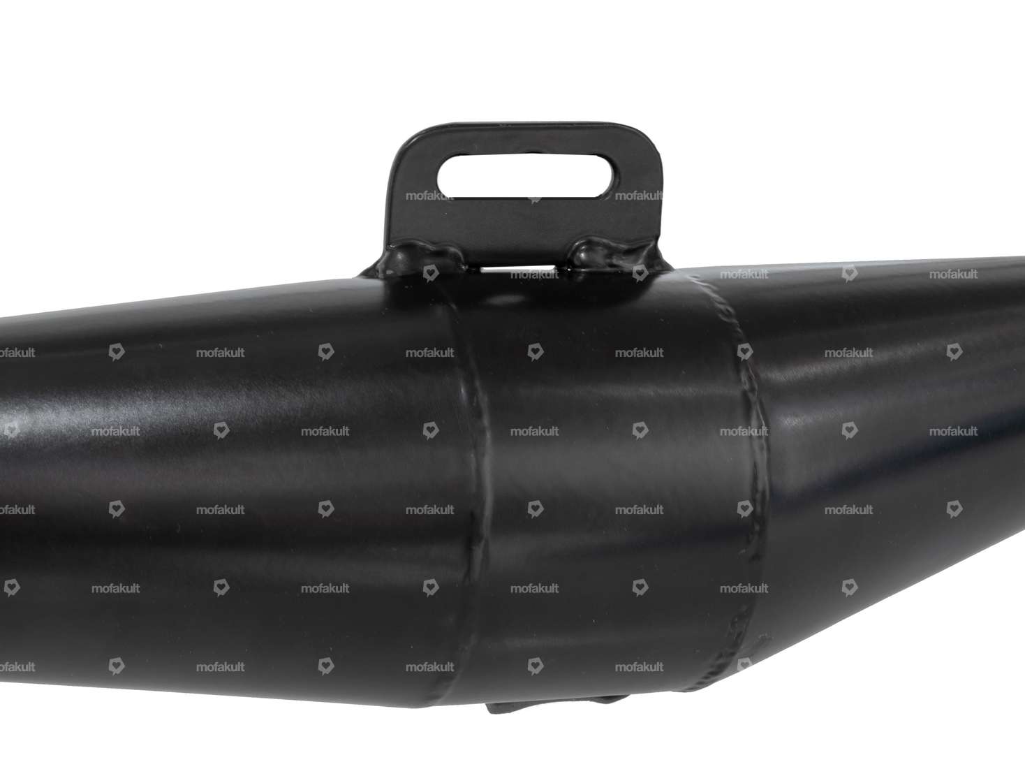 HOMOET Auspuff P8 Spezial schwarz | Puch (schräger Auslass) Carousel Image 3