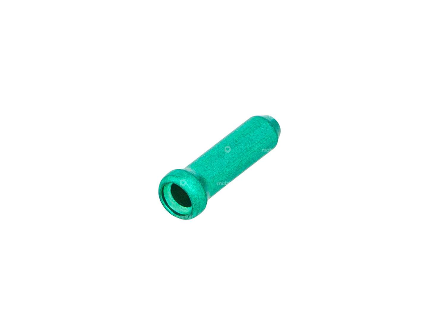 End piece for inner cable anodized aluminium green Carousel Image 1