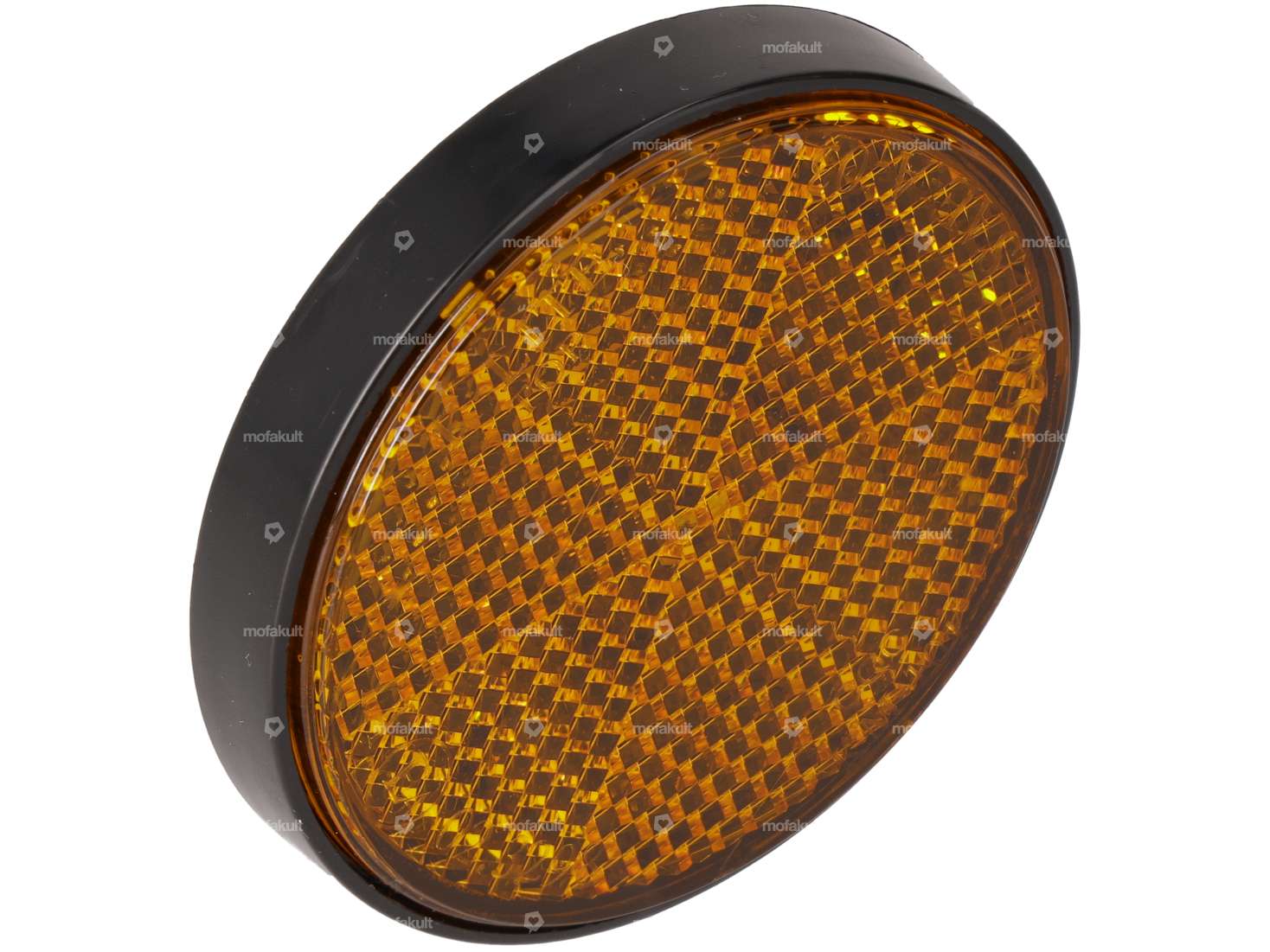 Reflektor Ø 60 mm mit Gewindestift orange Carousel Image 1