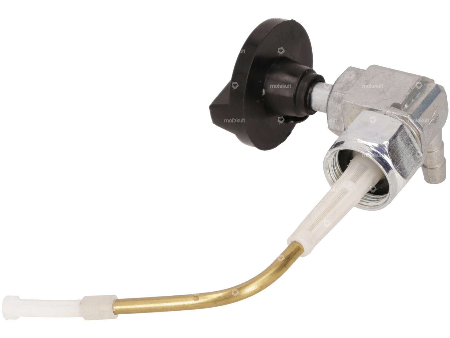 Benzinhahn senkrecht M16x1 (mit Überwurfmutter) rechts abgehend | KTM Hobby III, GP40, Foxi Carousel Image 3