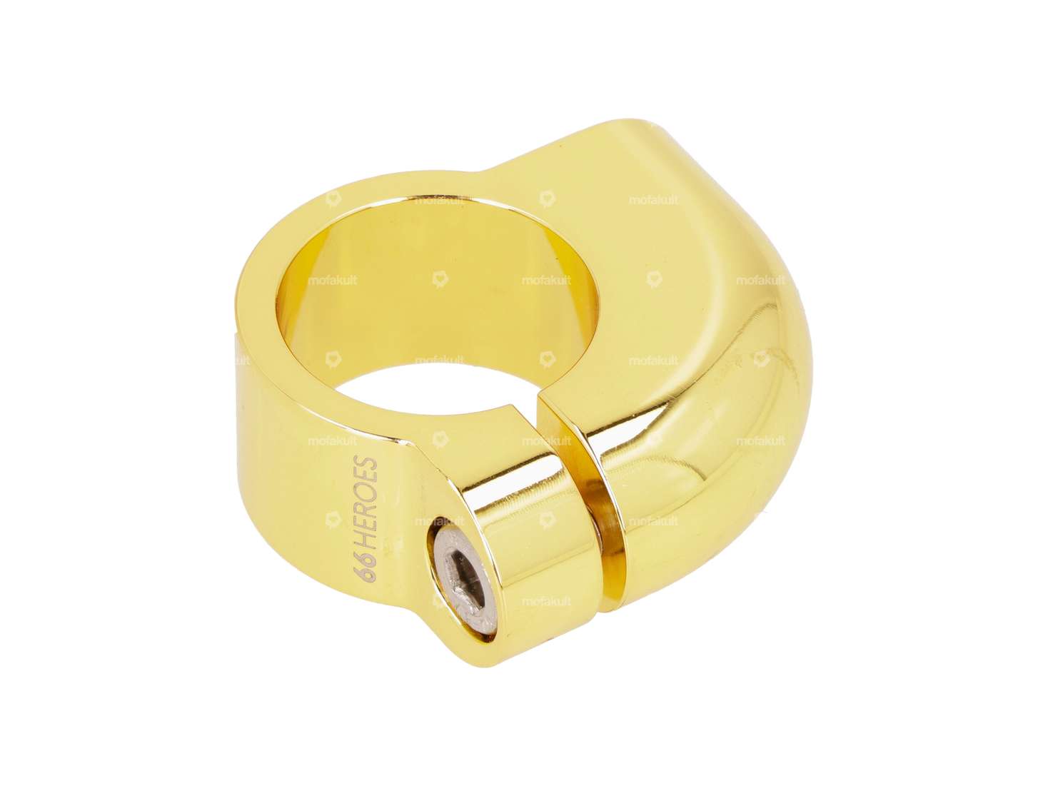 66HEROES mirror mount M8 gold Carousel Image 2