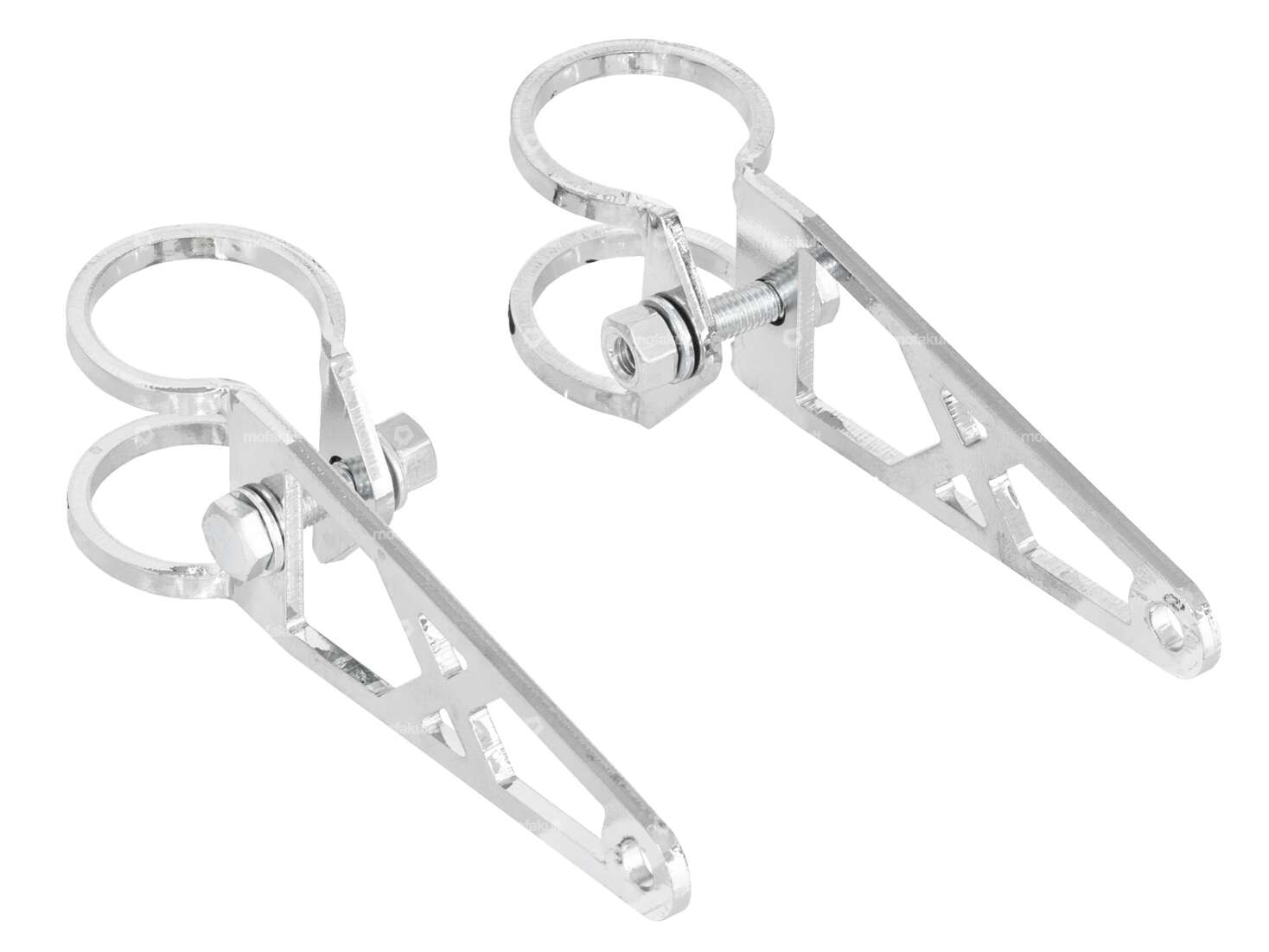 EBR Lampenhalterungen Ø 28 mm «X» Chrom Carousel Image 1