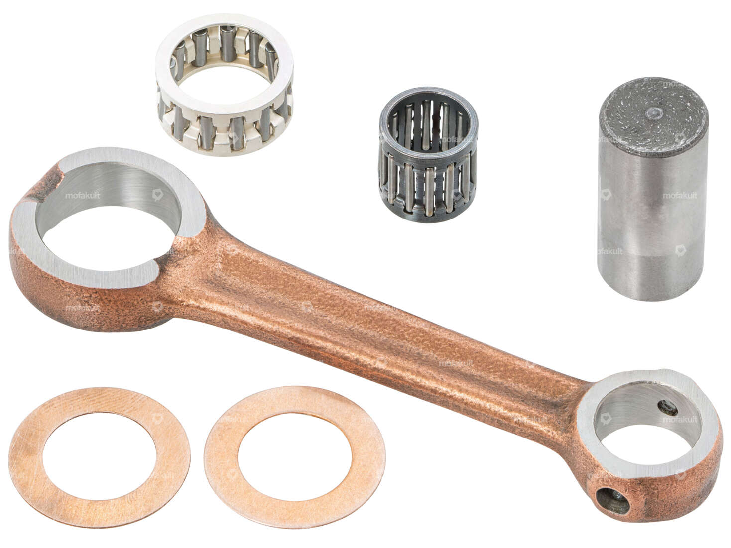 Mazzucchelli Pleuel «Standard» axe 12 mm | Piaggio Ciao, SI, Bravo, Boxer Carousel Image 1