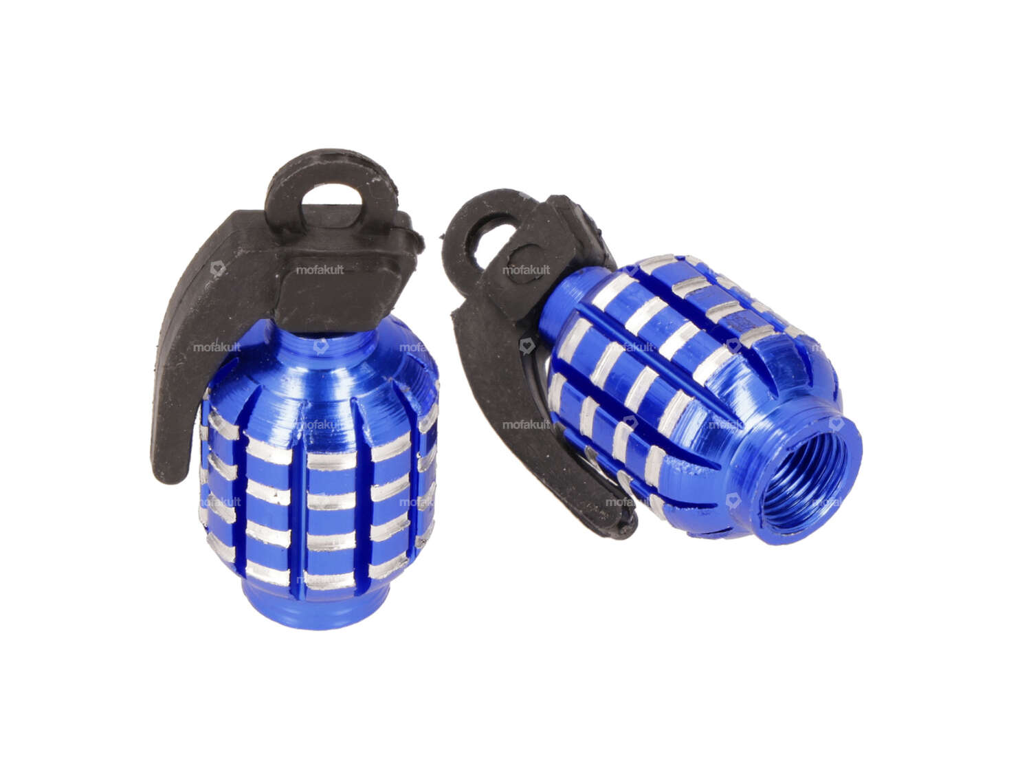 Ventilkappen Handgranate blau Carousel Image 1