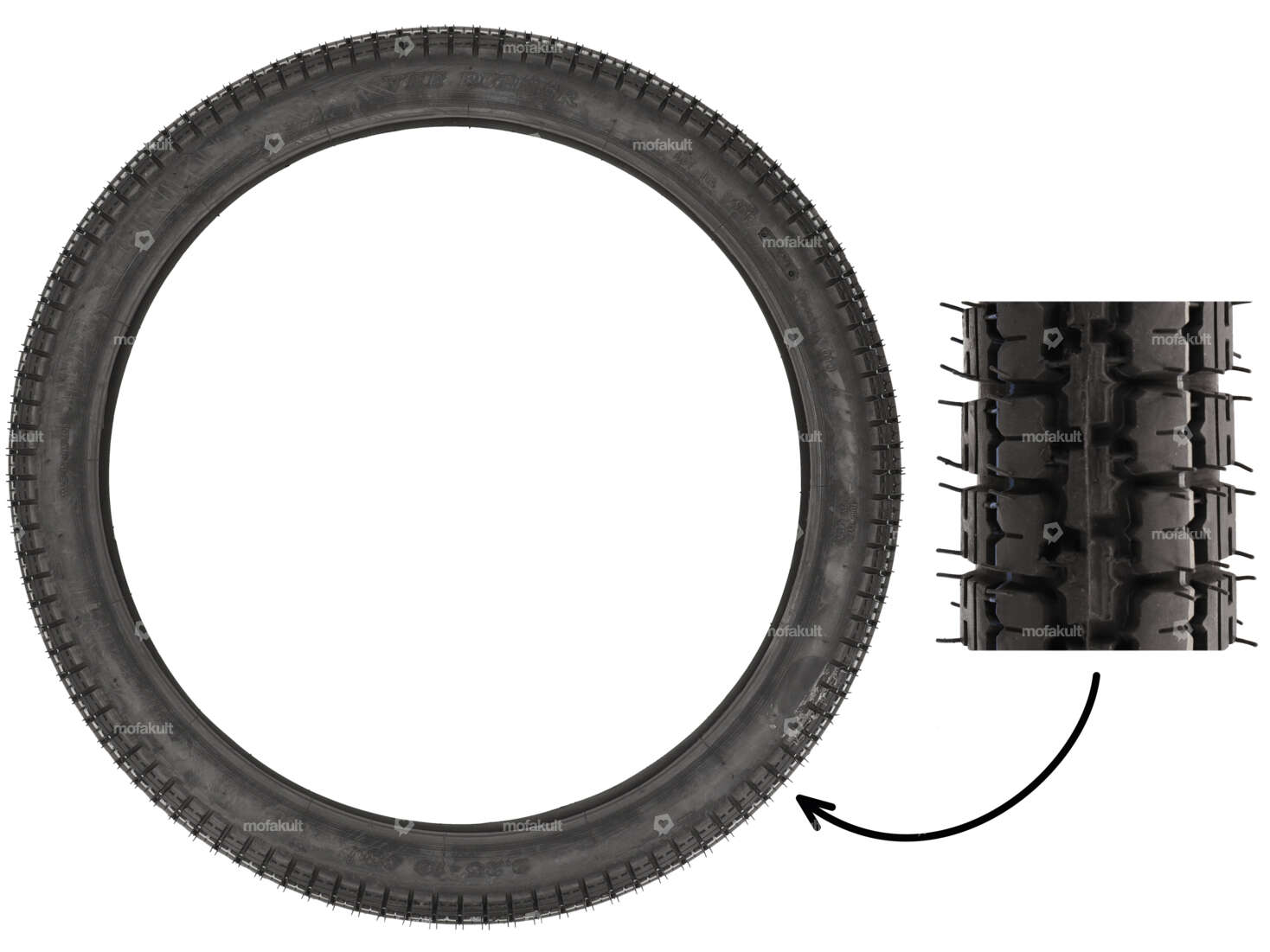 VeeRubber 2.25 x 19" tires VRM013 (V013) Allround Carousel Image 1