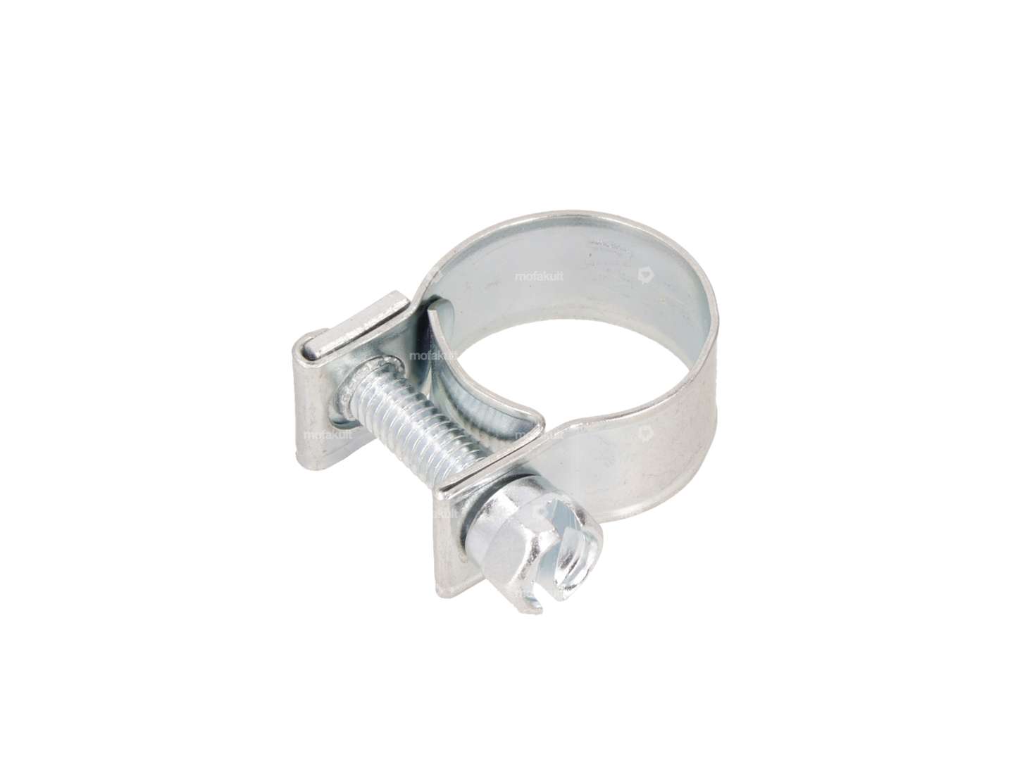 Schraubschelle massiv 13 - 15 mm W1 - verzinkt Carousel Image 1