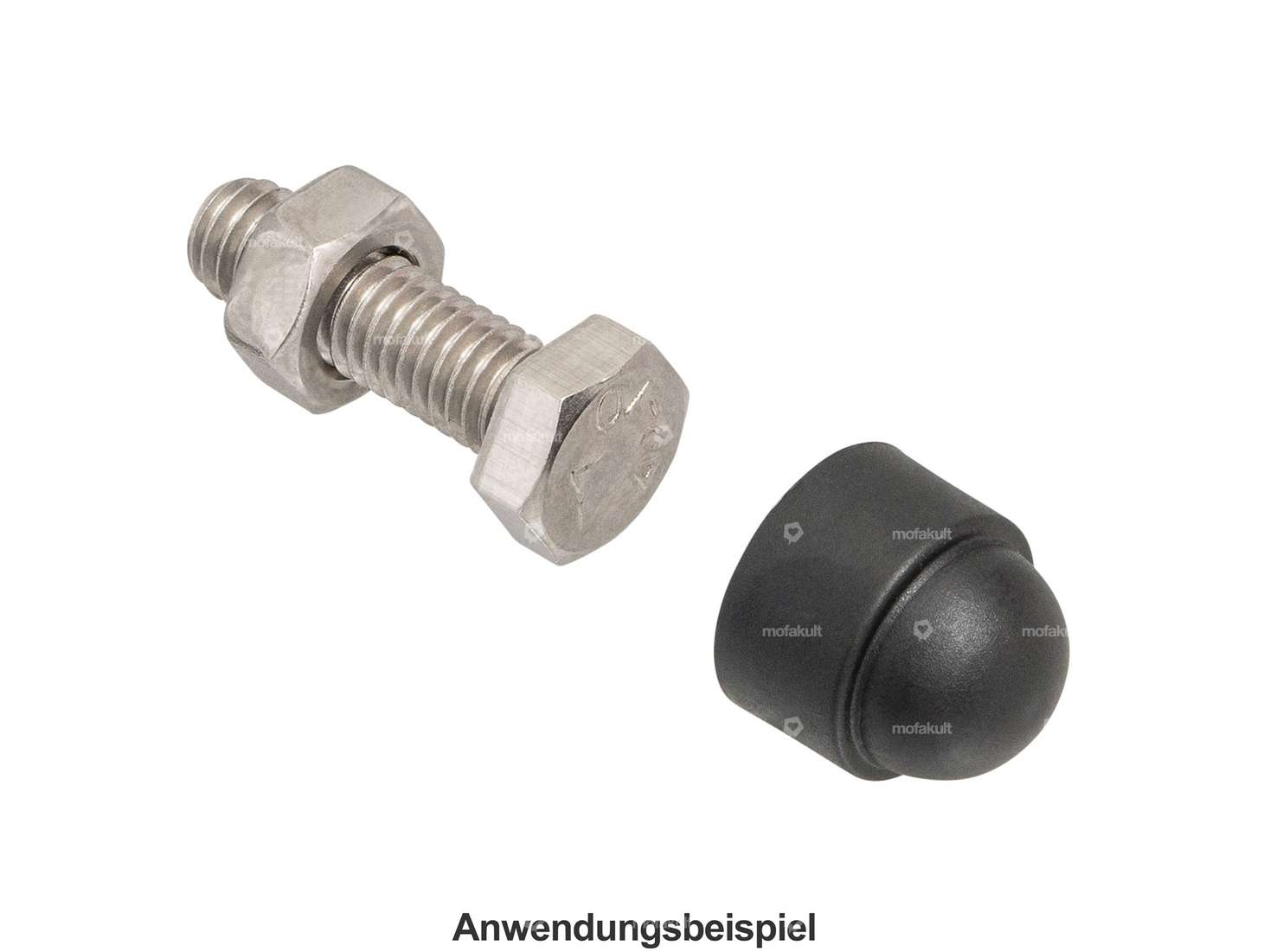 Abdeckkappe Aussensechskant M5 schwarz Carousel Image 3