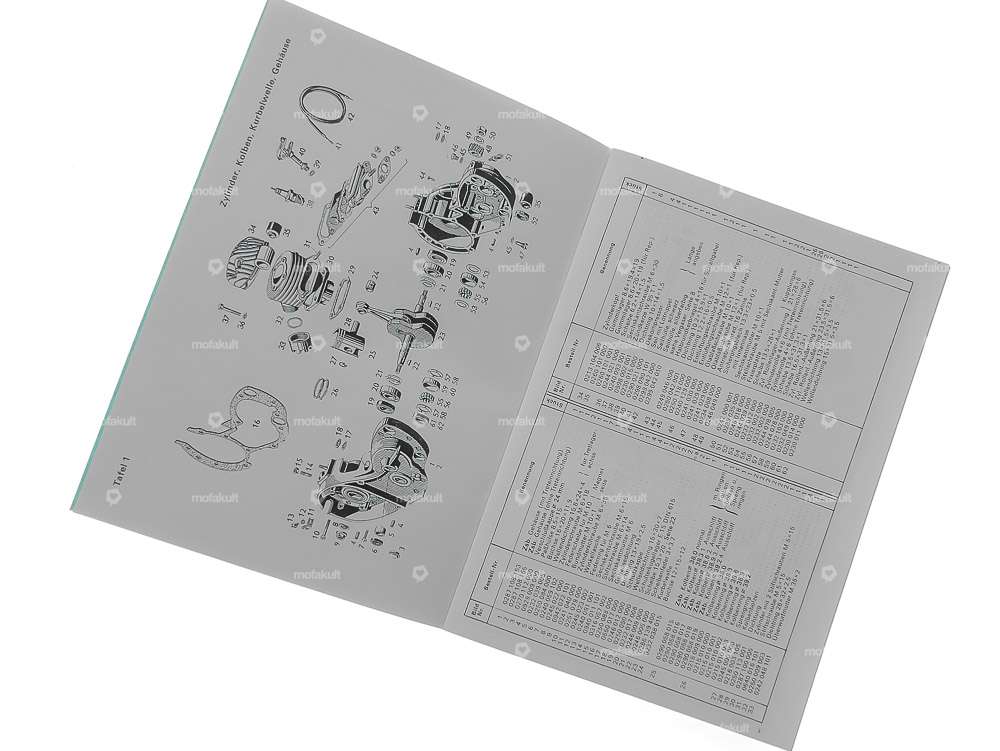 Spare parts list | Sachs 50/2 MLC, 50/AMLC engines Carousel Image 2