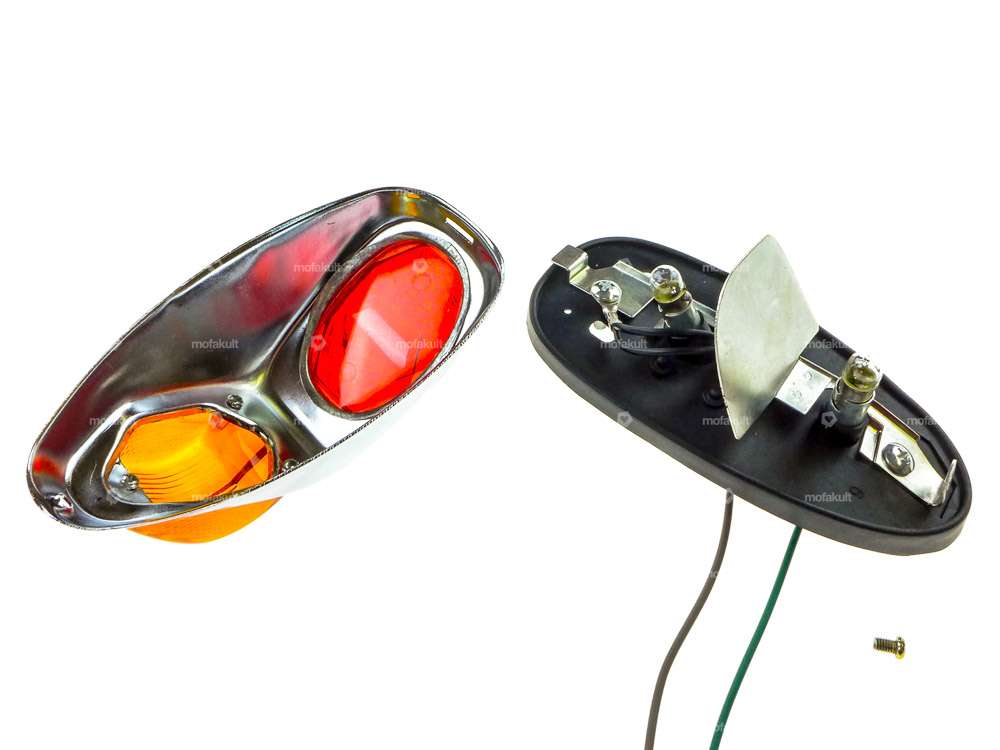 Rear light "Hella" large brake light chrome Carousel Image 4