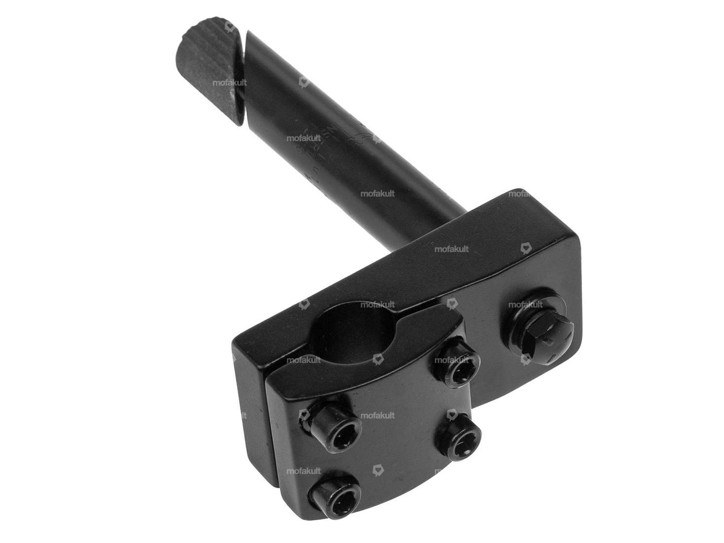 GPO 22 mm Lenkervorbau Aluminium schwarz (4-Punkt Bef. für Gabelplattenlenker) Carousel Image 2