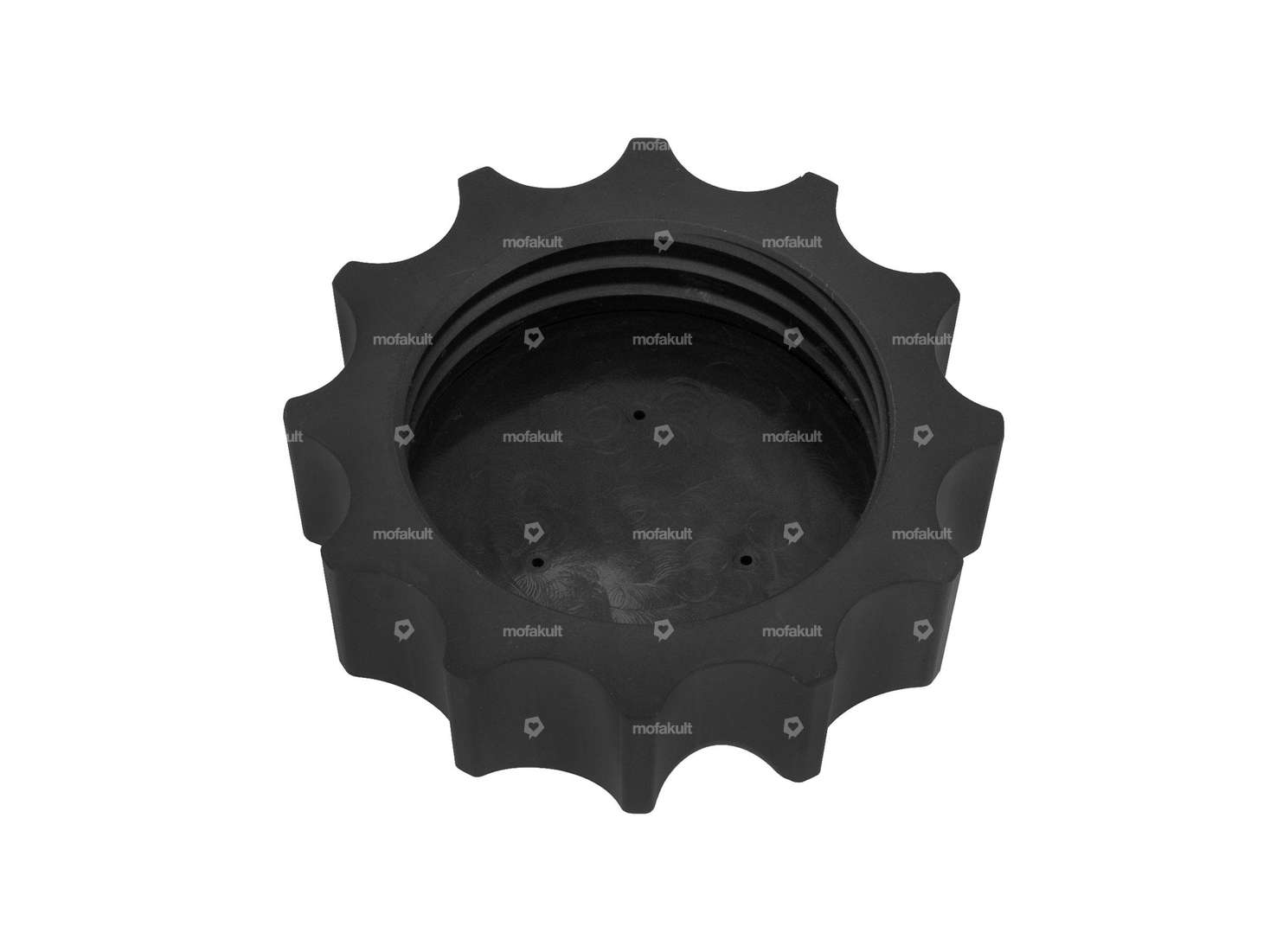 66HEROES Tank cap M44x4 "Iron Cross" aluminum black | Puch Carousel Image 2