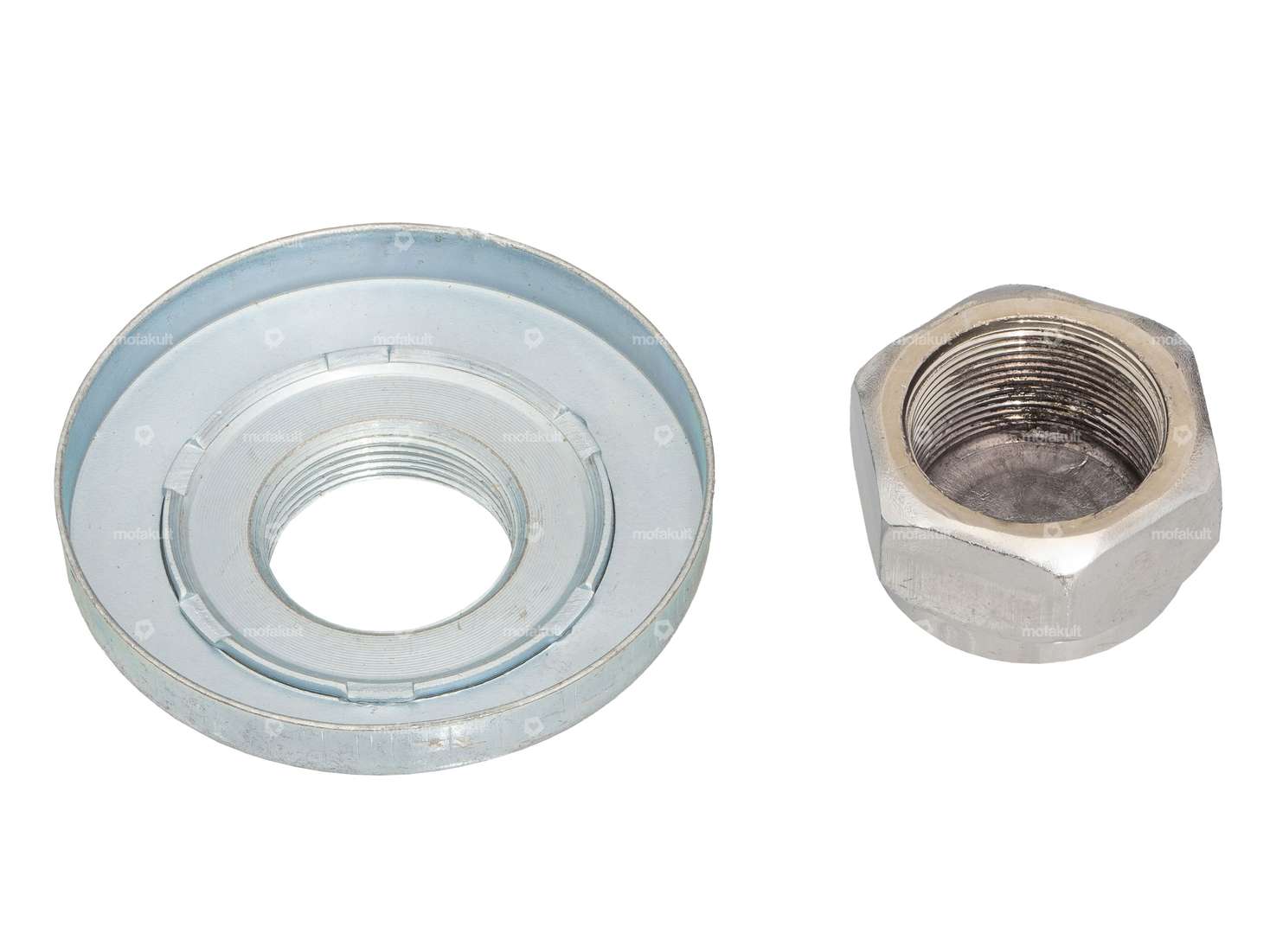 Abschlussmutter & Einstellmutter M22x1 Lenkkopflager Cross-Gabel Carousel Image 2