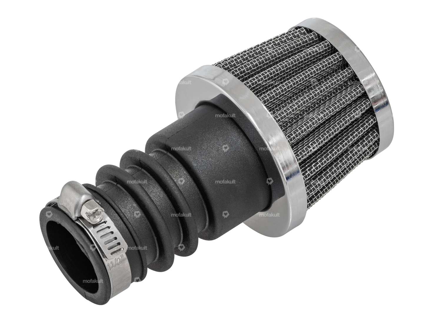 GPO mushroom air filter grille chrome 28 - 32 mm Carousel Image 1