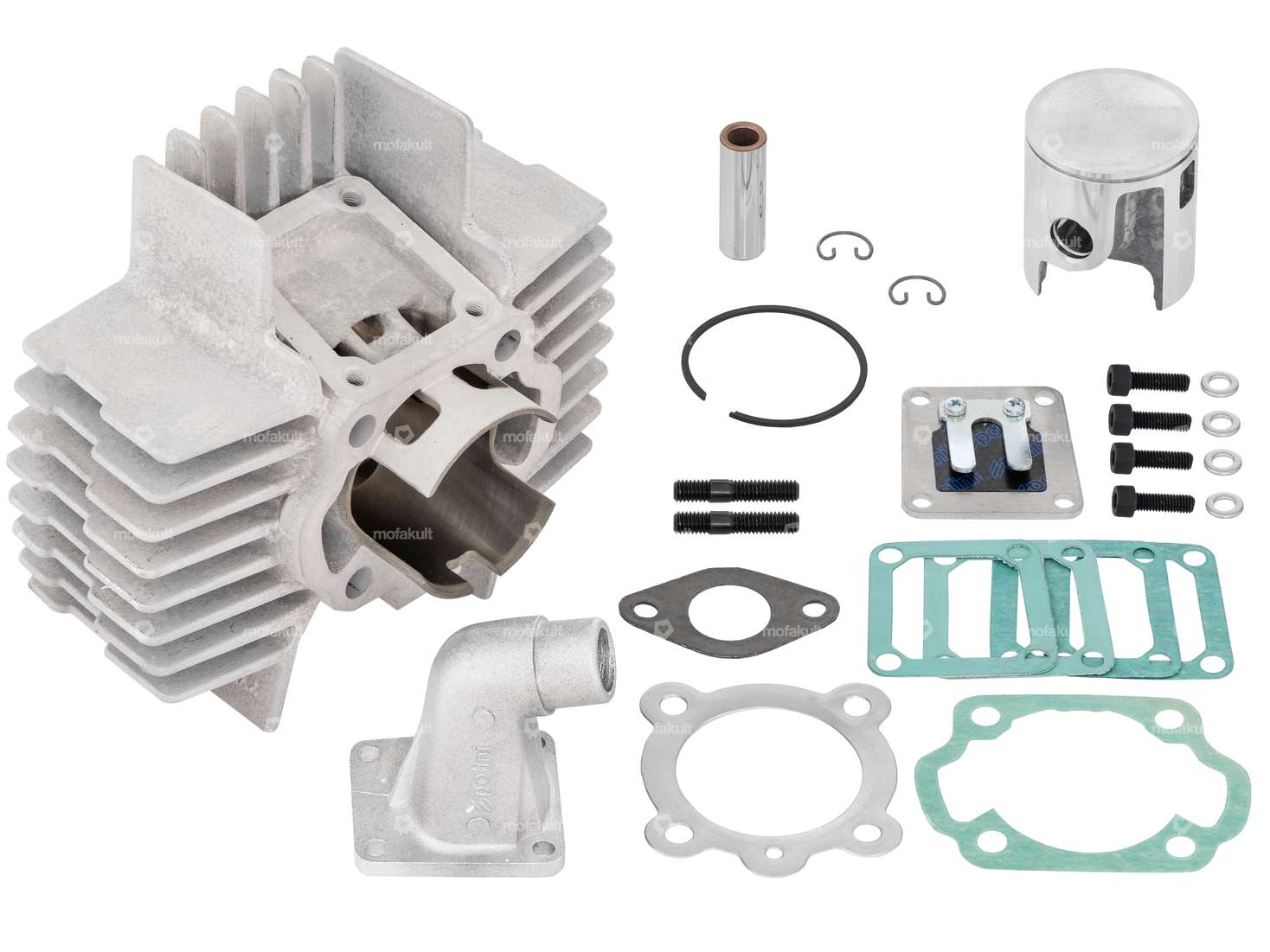 Polini 43.5 mm cylinder kit reed | Puch Carousel Image 1