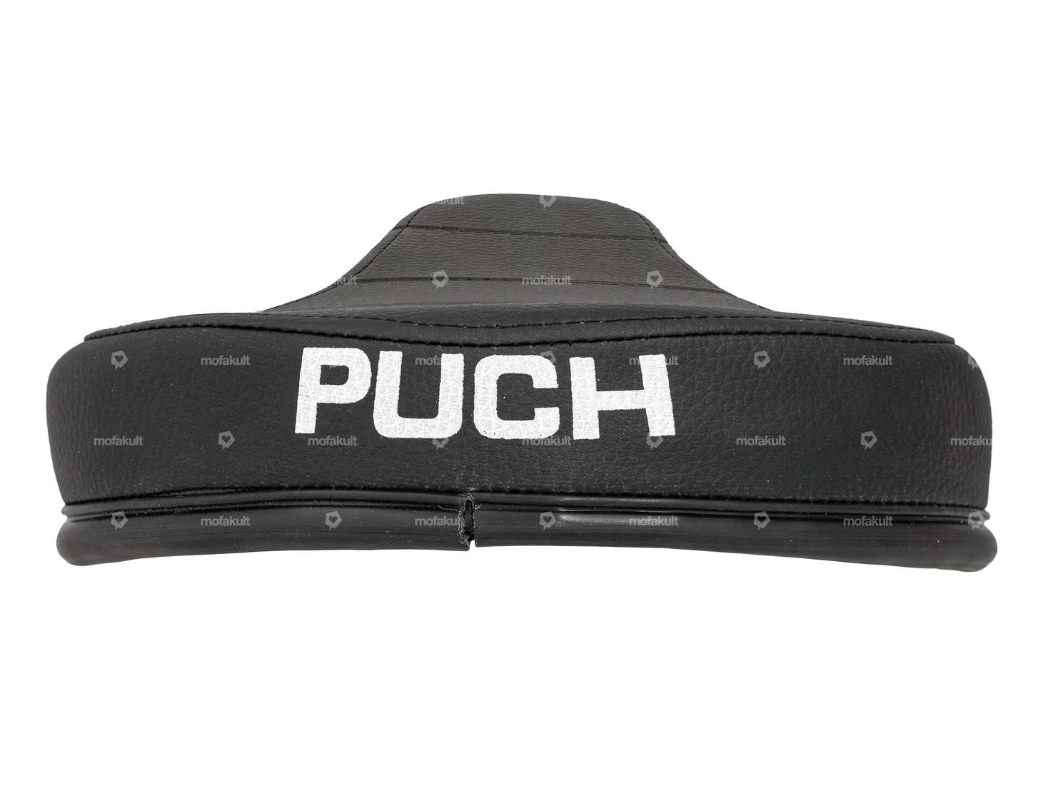 Sattel «PUCH» Schriftzug extra flach schwarz Carousel Image 3