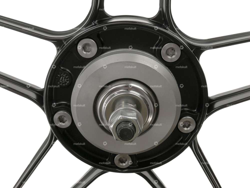 Vorderrad-Set Guss schwarz | Puch Maxi, Supermaxi, X30 NG-2AH Carousel Image 5