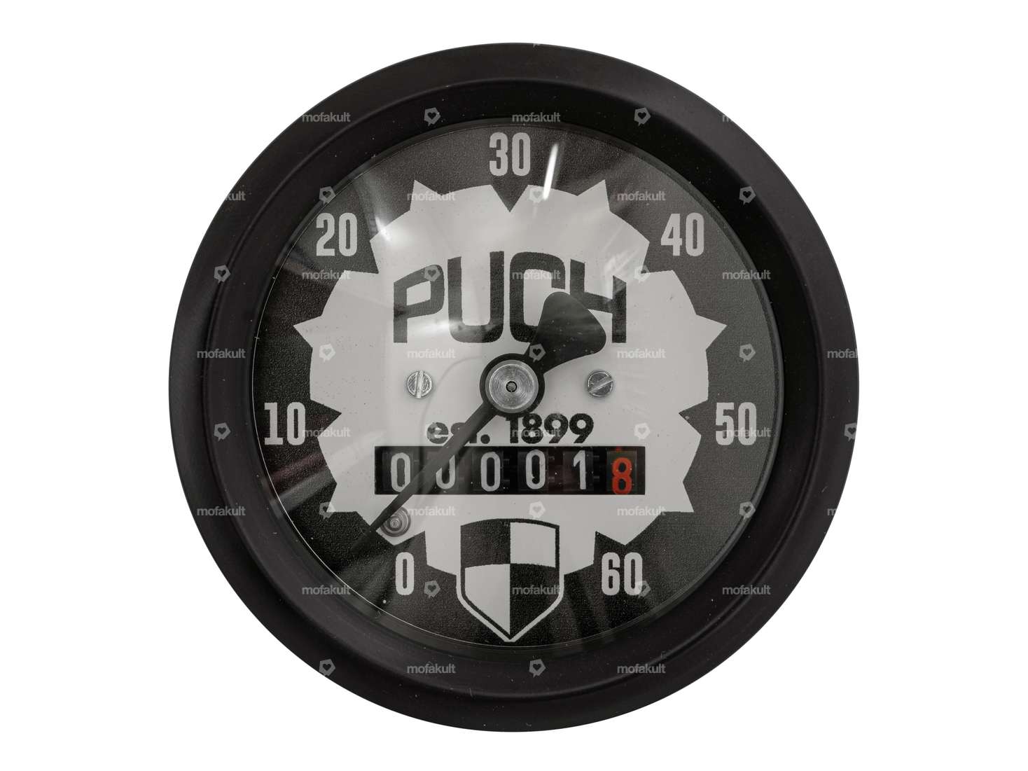 66HEROES Tacho 60 km/h Ø 60 mm | Puch-Logo Carousel Image 2