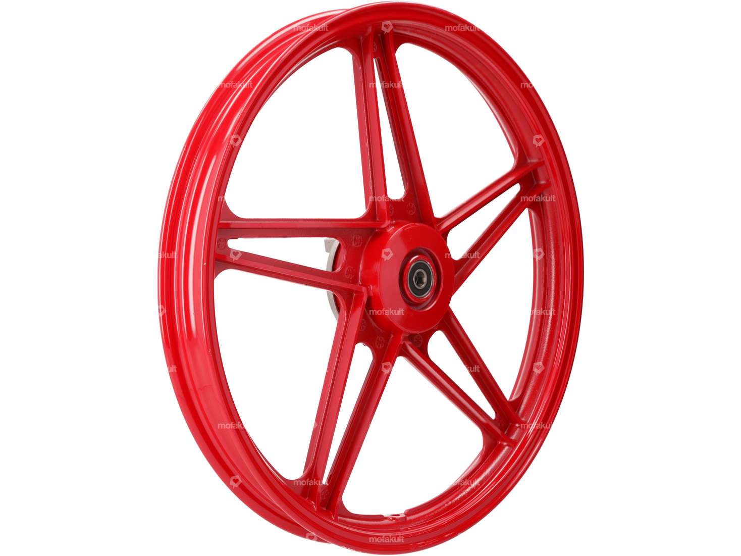 Wheel set 17" cast red (5 spokes) | Peugeot 103 Carousel Image 2