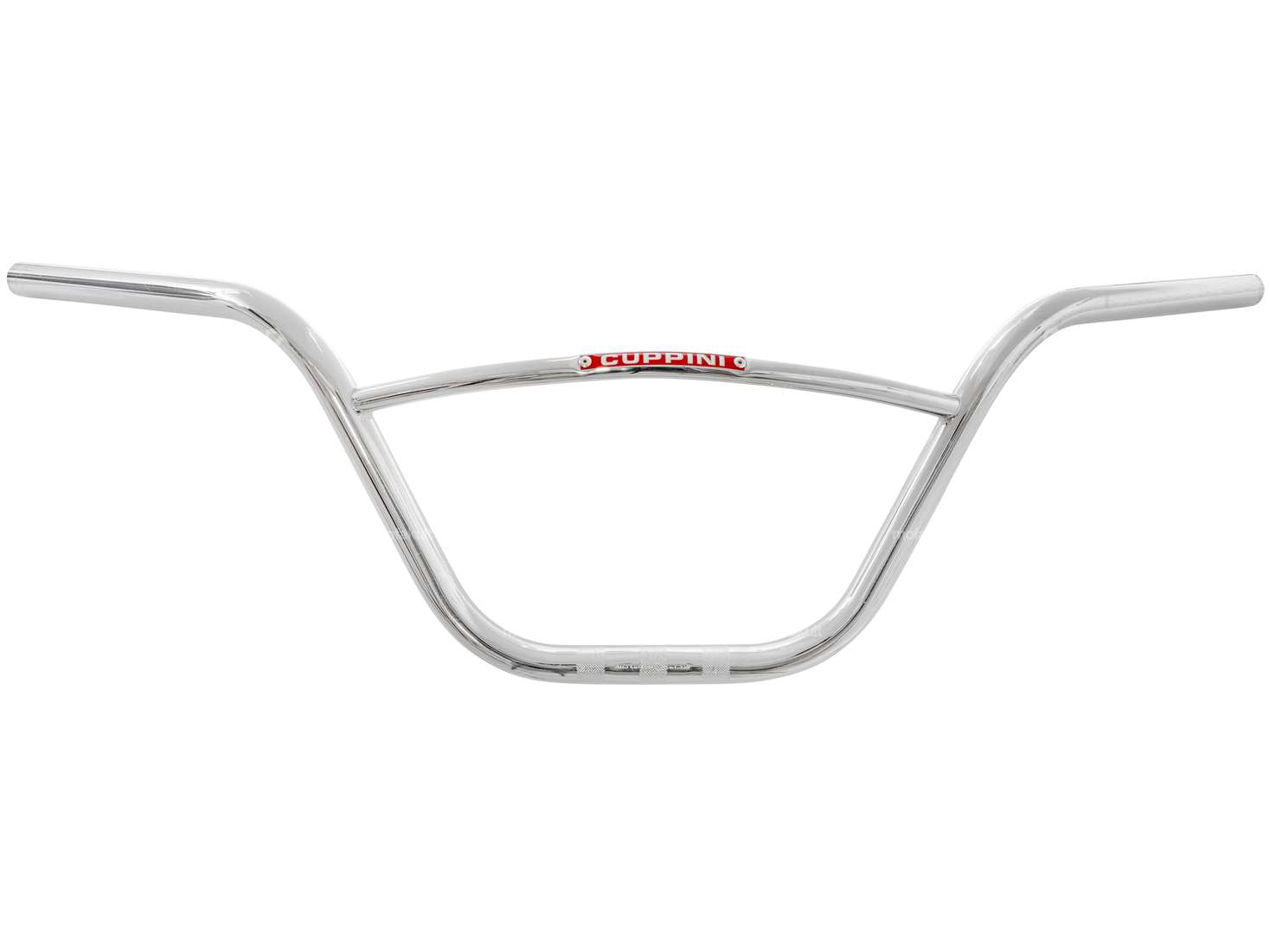 Handlebar fork plate 22 cm curved with chrome strut Carousel Image 1