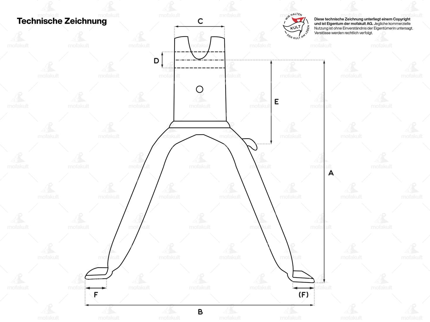 Main stand | Zündapp Bergsteiger M25, M50 Carousel Image 4