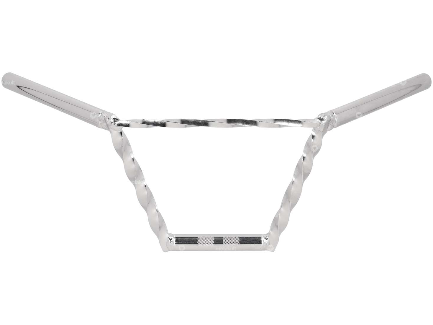 Lenker Gabelplatte 20 cm gedreht mit Strebe Chrom Carousel Image 1