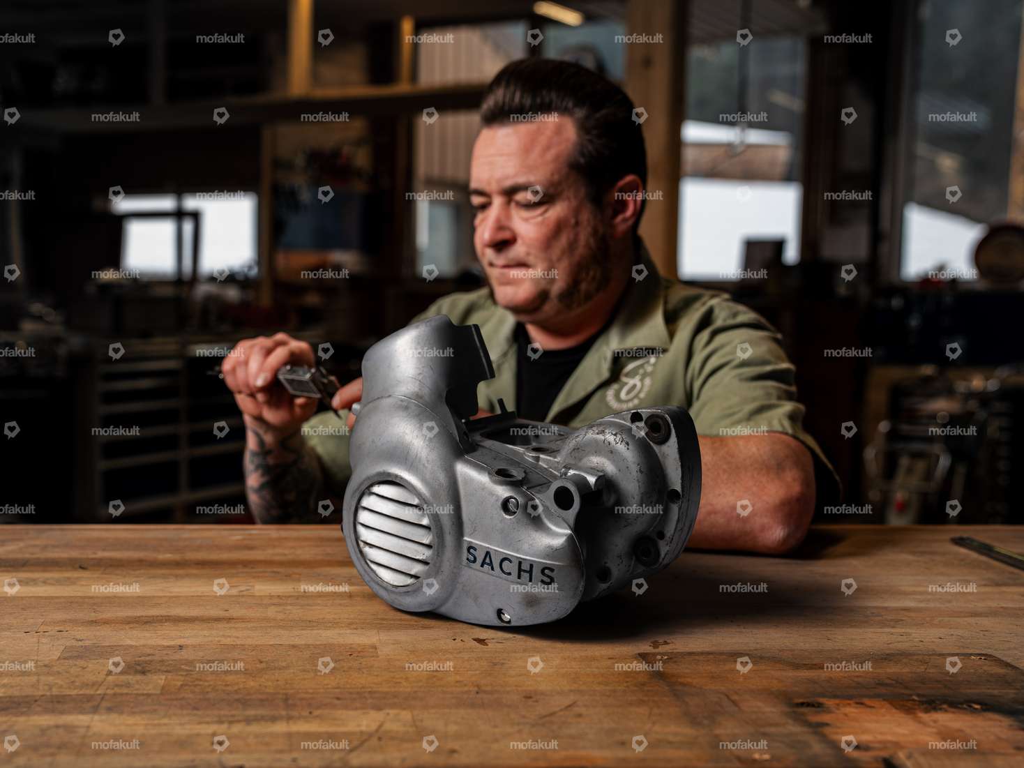 Siggnature Revision Rumpfmotor (ohne Zündung) Handschalter | Sachs 50/2, 50/3 Carousel Image 1